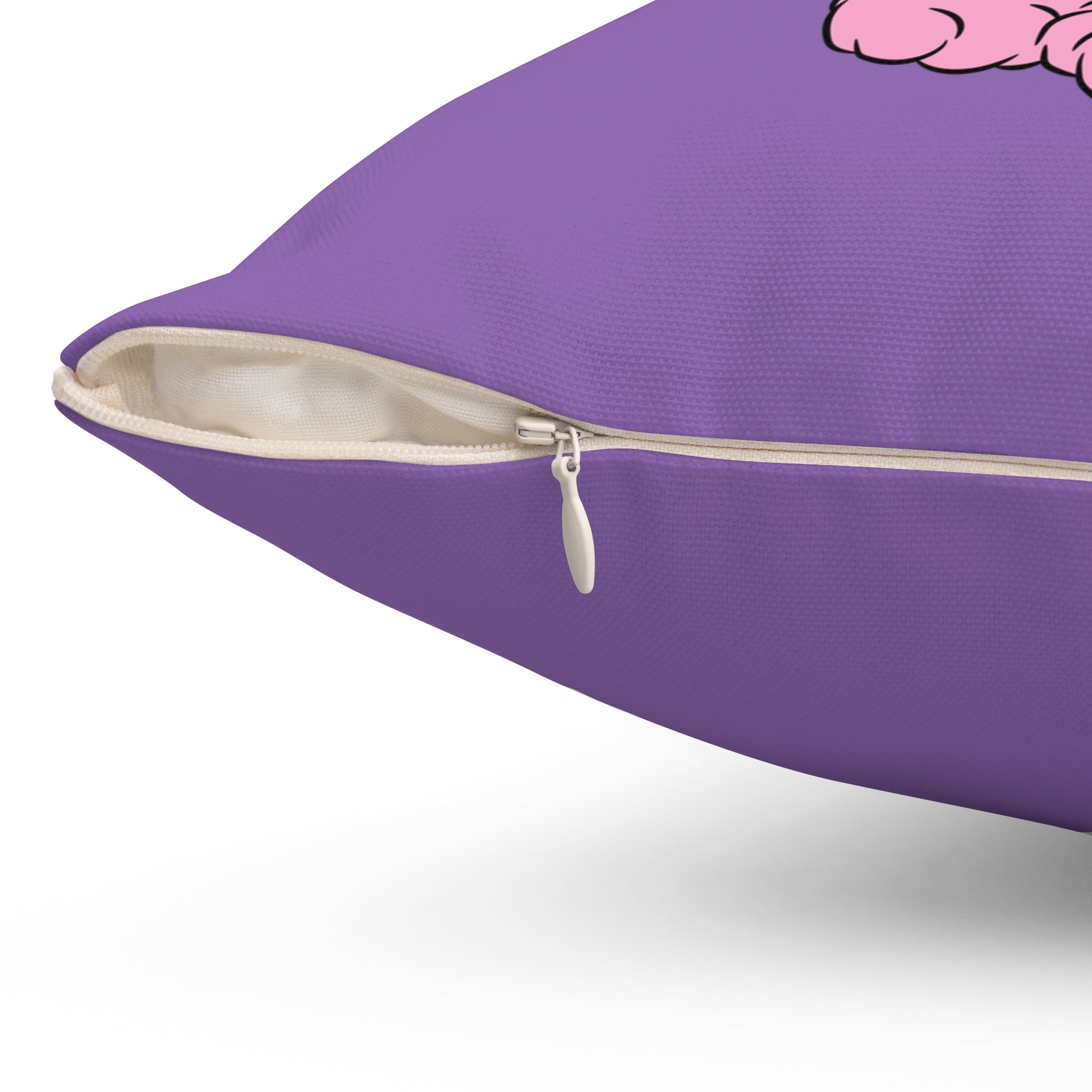 Stoner Bear Decorative Pillow `Care Bear on Purple